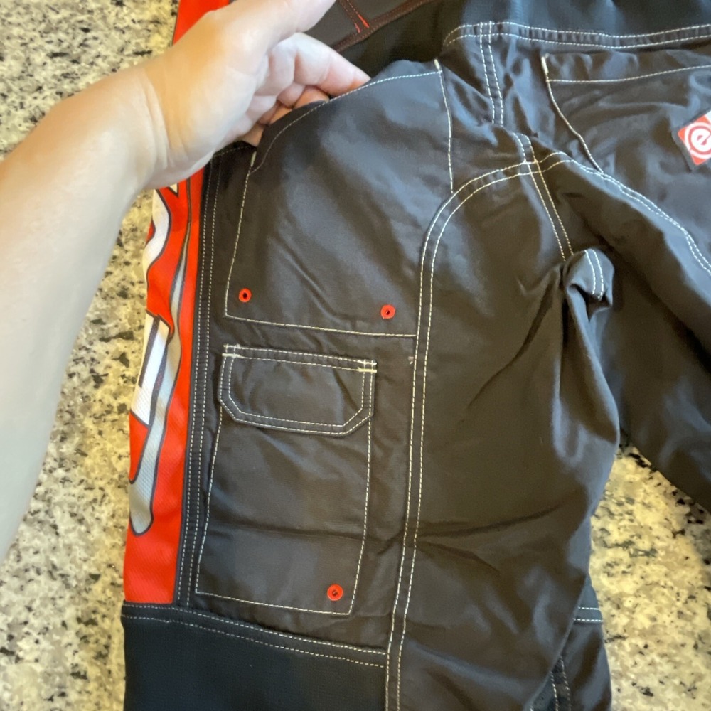 Evil Padded Paintball Pants Red Black Size S #587 - Picture 14 of 14